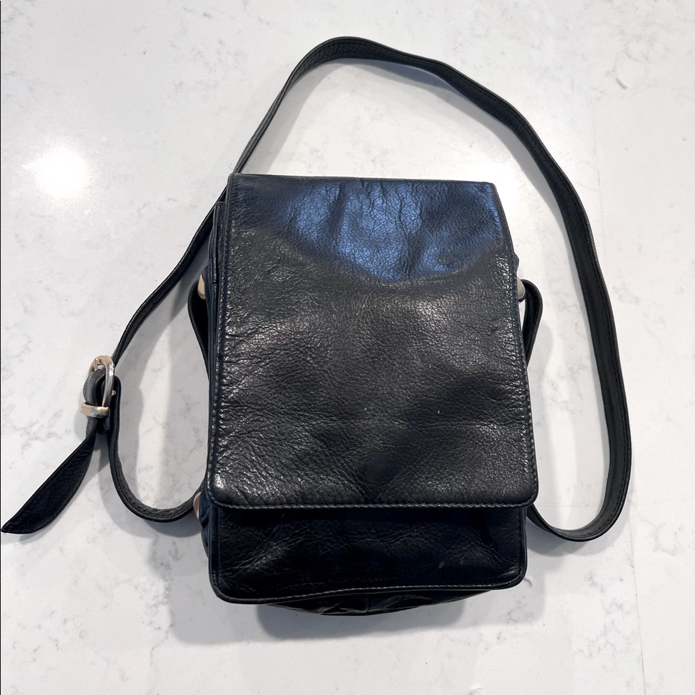 Vintage Nordstrom black crossbody bag